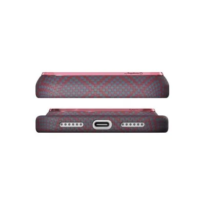 Pitaka (Argyle) Edge Case for iPhone 18 Pro Max - Blue’s Red